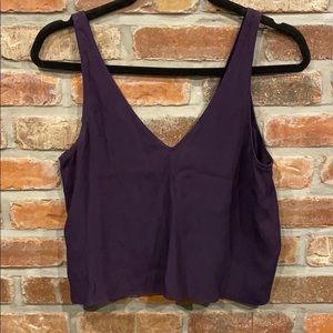 Backless Wilfred Free Kempner Purple Blouse